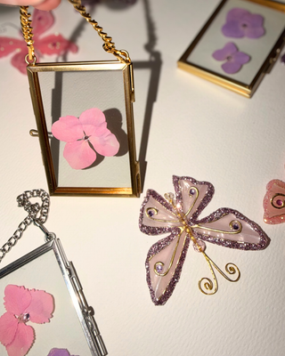 Butterfly & Rhinestone Charity Ornament