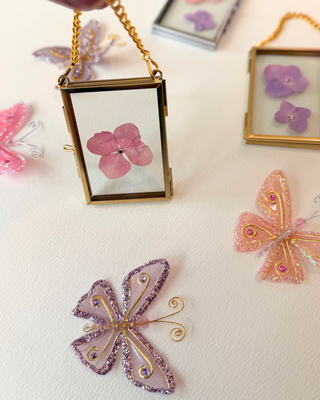 Butterfly & Rhinestone Charity Ornament