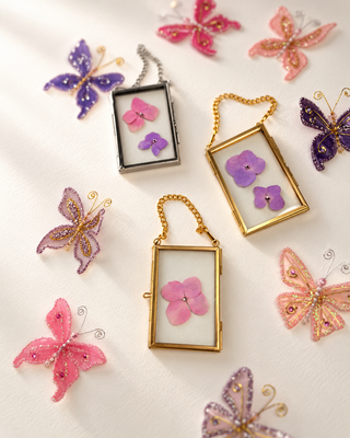 Butterfly & Rhinestone Charity Ornament